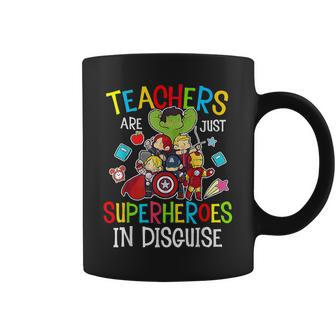 Back To School Teachers Are Superheroes Coffee Mug - Monsterry