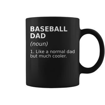 Funny Baseball Dad Definition Perfect Baseball Father Gift Coffee Mug | Mazezy