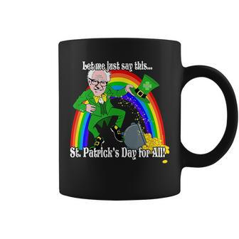 Funny Bernie Sanders 2020 President St Patricks Day Pride Coffee Mug | Mazezy