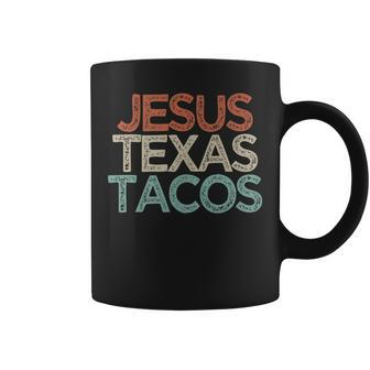 Funny Best Friend Gift Jesus Texas Tacos Gift For Women Coffee Mug - Thegiftio UK