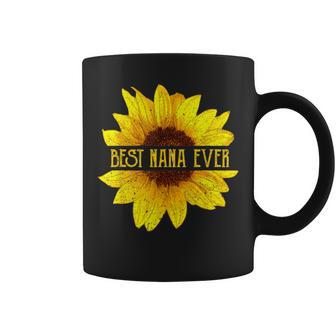 Best Nana Ever Sunflower Apparel Fun Italian Grandma Coffee Mug | Mazezy