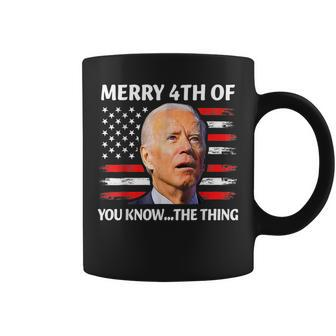 Funny Biden Confused Merry Happy 4Th Of You Knowthe Thing Coffee Mug | Mazezy DE