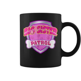 Funny Big Sister Patrol - Dog Mom Dad Gift Birthday Party Coffee Mug - Seseable