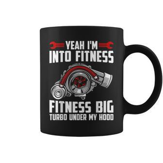 Funny Big Turbo Fitness Car Enthusiast Racing Drifting Boost Racing Funny Gifts Coffee Mug | Mazezy
