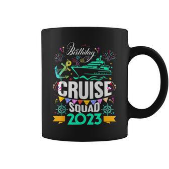 Funny Birthday Cruise Squad 2023 Vacation Party  Coffee Mug