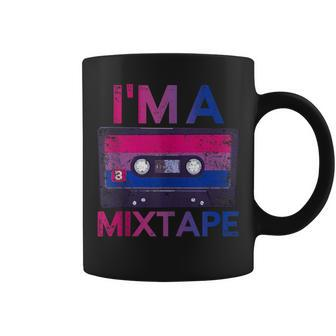 Bisexuality Pride Retro Cassette Bi Bisexual Coffee Mug | Mazezy