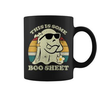 This Is Some Boo Sheet Halloween Boo Ghost Costume Coffee Mug - Monsterry UK