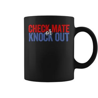 Funny Boxing Checkmate Or Knockout Chessboxing Player Chess Boxing Coffee Mug - Monsterry DE