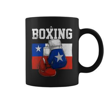 Funny Boxing Chilean Boxing Gloves Boxer Boxing Lover Chile Flag Coffee Mug - Monsterry DE