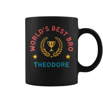 Brother Theodore Christmas Birthday World's Best Bro Coffee Mug | Mazezy
