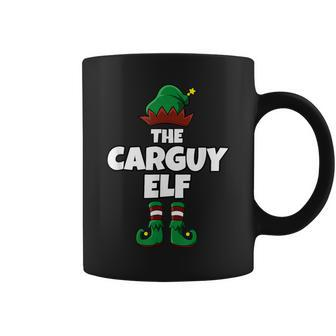 Car Guy Carguy Elf Christmas Party Pajama Coffee Mug - Monsterry