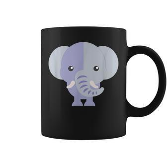 Funny Cartoon Animals Elephant Animals Funny Gifts Coffee Mug | Mazezy