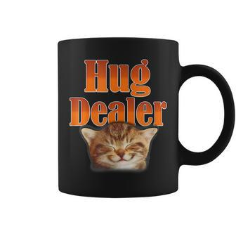 Funny Cat Hug Dealer Cute Kitty For Feline Fans Coffee Mug - Seseable