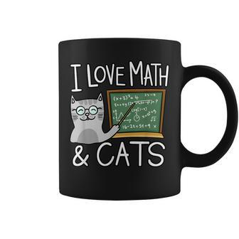 Cat Lover Math And Cat Math Lover Coffee Mug - Monsterry