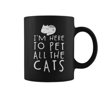 Cat Cat Lover Pet All The Cats Cat Humor Cute Cat Coffee Mug - Seseable