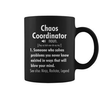 Chaos Coordinator Definition For Men Coffee Mug - Thegiftio UK