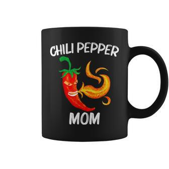 Funny Chili Pepper For Mom Mother Red Spicy Flaming Jalapeno Gifts For Mom Funny Gifts Coffee Mug | Mazezy