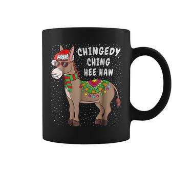 Funny Christmas Donkey Funny American Italian Coffee Mug | Mazezy