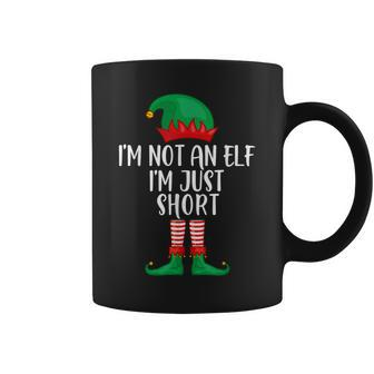 Christmas Pajama Elf I'm Not An Elf I'm Just Short Coffee Mug - Thegiftio UK