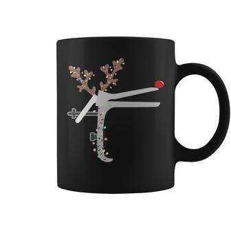Christmas Reindeer Speculum Nurse L&D Nursing Xmas Coffee Mug | Mazezy