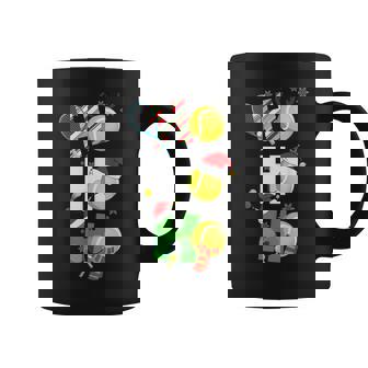 Christmas Tennis Pajamas Player Matching Racket Xmas Coffee Mug - Thegiftio