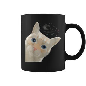 Colorpoint Shorthair Curious Flame Point Siamese Cat Coffee Mug | Mazezy