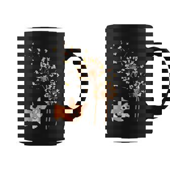 Funny Corgi Dandelion Flower Cute Dog Lover Coffee Mug | Mazezy