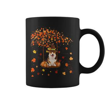 Corgi Dog Autumn Thanksgiving Puppy Dog Lover Coffee Mug | Mazezy