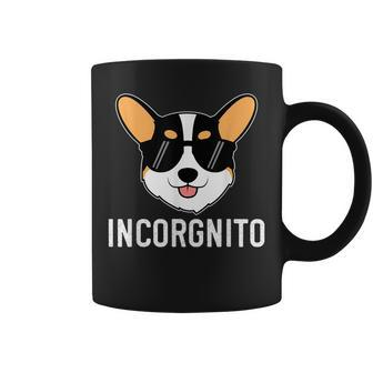 Funny Corgi Gift Incorgnito Pun Dog Lover Corgi Dog Coffee Mug | Mazezy