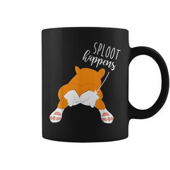 Funny Corgi - Sploot Happens Coffee Mug | Mazezy