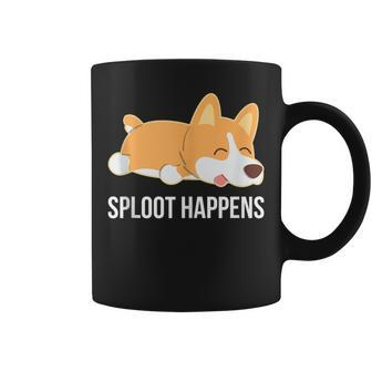 Funny Corgi Sploot Vacation Gift Lovers Coffee Mug | Mazezy