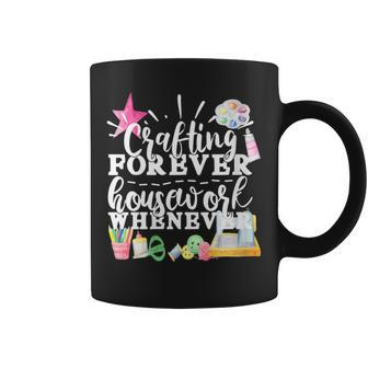 Funny Crafting Sewing Quilting Paint Draw Crocheting Artists Gift For Womens Coffee Mug | Mazezy