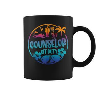 Funny Cruise Summer Last Day Of School Counselor Off Duty Coffee Mug