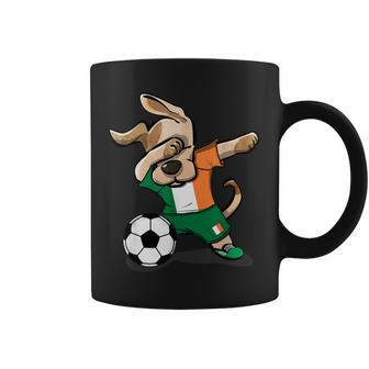 Dabbing Dog Ireland Soccer Jersey Irish Football Coffee Mug | Mazezy