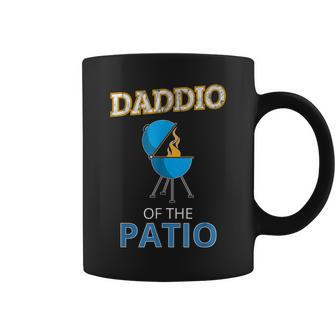 Funny Daddio Of The Patio Fathers Day Bbq Grill Dad Gift For Mens Coffee Mug | Mazezy