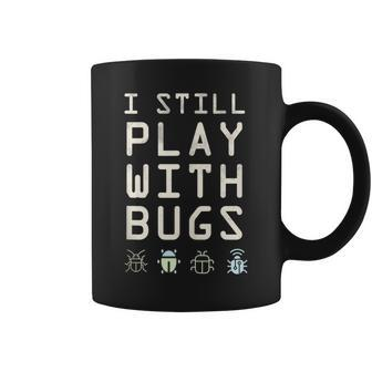 Debugging Team Still Play With Bugs Development Ninja Coffee Mug | Mazezy