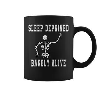 Deprived Barely Alive Sarcasm Saying Coffee Mug | Mazezy