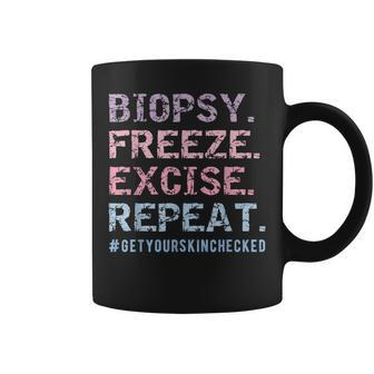 Dermatologist Biopsy Freeze Excise Repeat Dermatology Coffee Mug - Monsterry