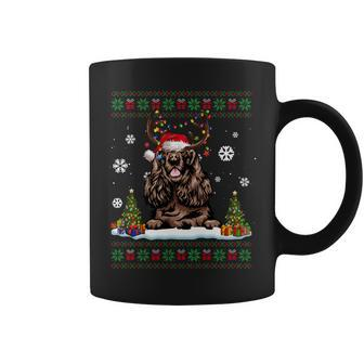 Dog Cocker Spaniel Santa Hat Ugly Christmas Sweater Coffee Mug - Monsterry CA