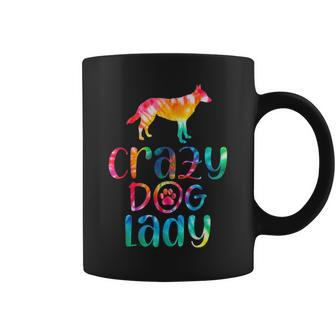 Dog Lover East European Shepherd Tie Dye Coffee Mug | Mazezy