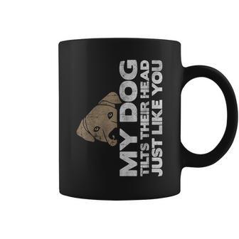 Dog Dog Tilts Head Dog Lover Dog Owner Dog Coffee Mug - Seseable