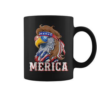 Funny Eagle Mullet 4Th Of July Usa American Flag Merica Mullet Funny Gifts Coffee Mug | Mazezy