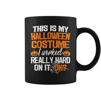 Easy This Is My Halloween Costume Diy Last Minute Coffee Mug - Seseable
