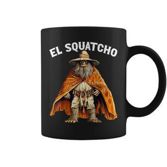 El Squatcho Poncho Western Bigfoot Sasquatch Lover Coffee Mug - Monsterry CA