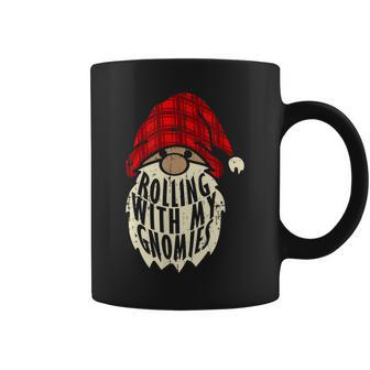 Funny Elf Beard Christmas Gnomies Matching Family Pajamas Short Sleeve Gift For Women Coffee Mug - Thegiftio UK