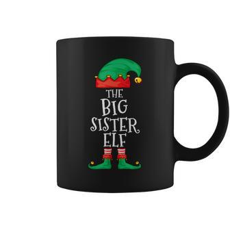 Elf Family Christmas Big Sister Elf Sweater Girl Coffee Mug - Thegiftio UK