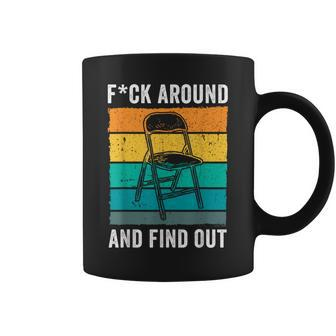 F Around And Find Out Folding Chair Alabama Boat Brawl Coffee Mug - Seseable