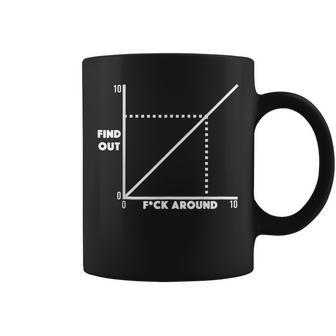 Funny Fa&Fo F Around And Find Out Diagram Graph Coffee Mug - Monsterry
