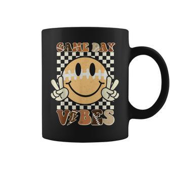 Face American Football Game Day Vibes Sport Girl Coffee Mug - Monsterry CA