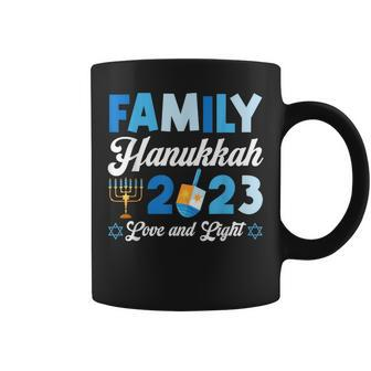 Family Hanukkah 2023 Love And Light Jewish Holiday Coffee Mug - Monsterry DE